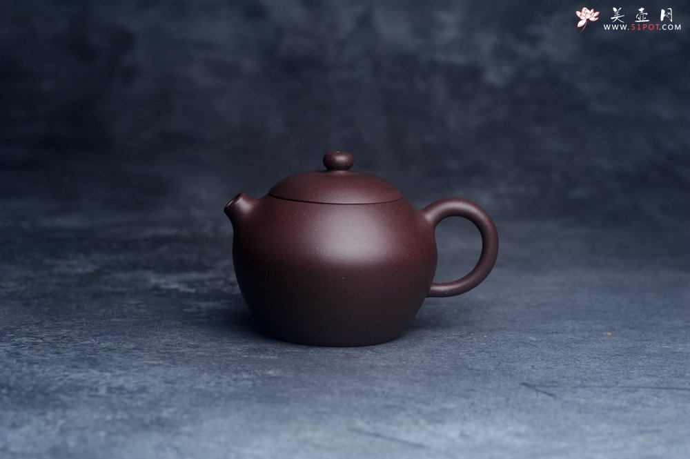 紫砂壶图片：美壶特惠 优质紫泥河豚西施壶 球孔出水 - 美壶网