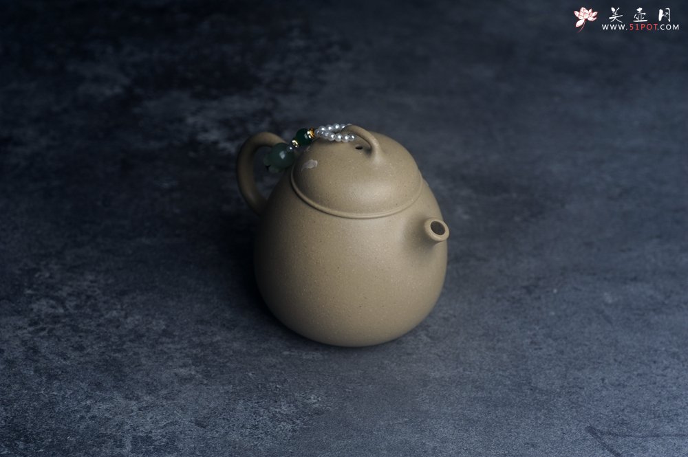 紫砂壶图片：美壶特惠 优质本绿憨瓢 茶人醉爱 - 美壶网