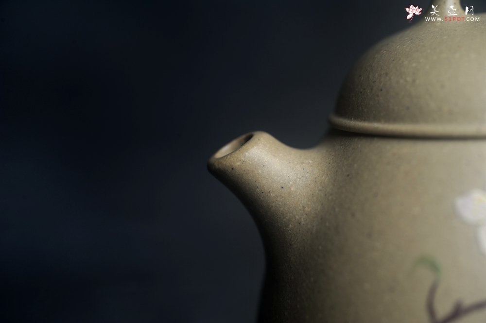 紫砂壶图片：美壶特惠 优质本绿憨瓢 茶人醉爱 - 美壶网