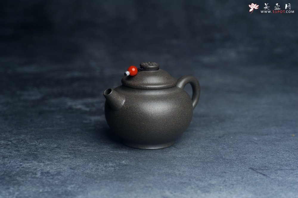 紫砂壶图片：美壶特惠 特好青段如意巨轮壶 茶人醉爱 - 美壶网