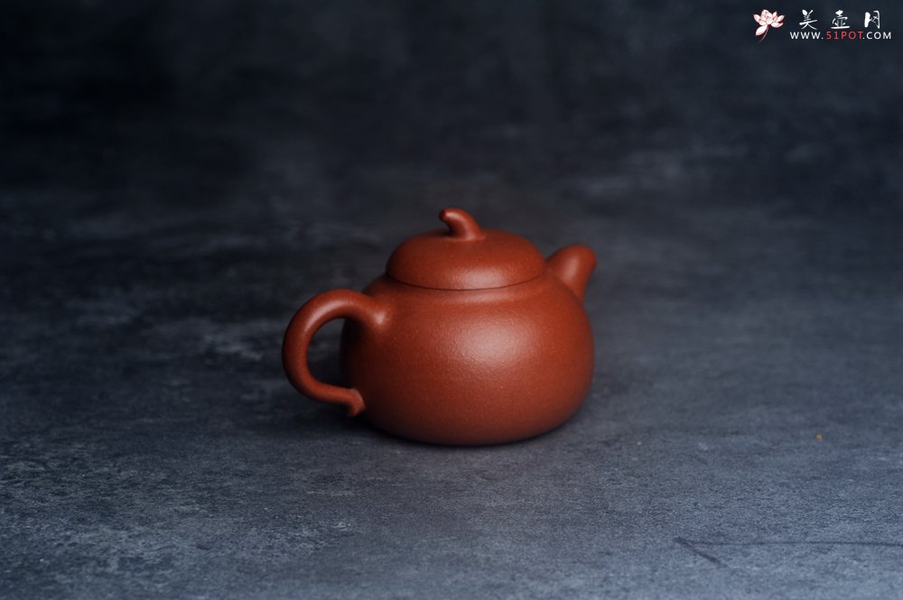 紫砂壶图片：美壶特惠 特好降坡泥茄瓜壶 茶人醉爱 - 美壶网