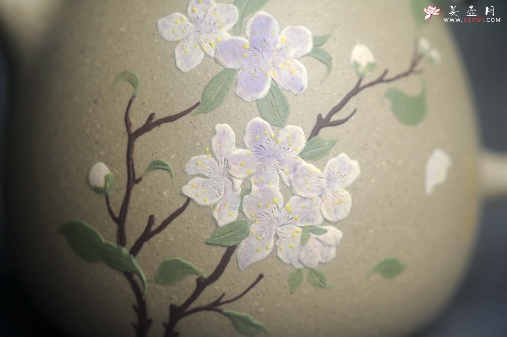 紫砂壶图片：美壶特惠 优质本绿憨瓢 茶人醉爱 - 美壶网