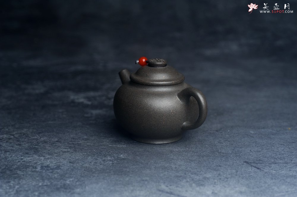 紫砂壶图片：美壶特惠 特好青段如意巨轮壶 茶人醉爱 - 美壶网