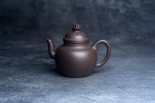 美壶定制老师紫砂壶 美壶特惠 精致特好青灰泥宫灯壶 青灰泥