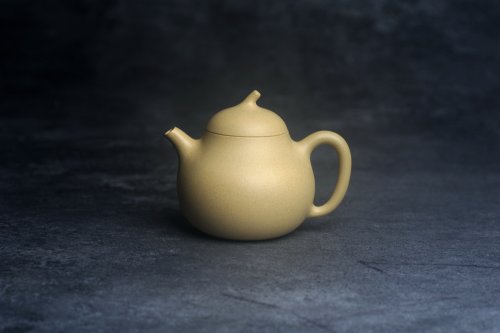 美壶定制老师紫砂壶 美壶特惠 精致本山绿泥茄瓜壶 茶人醉爱 本山绿泥