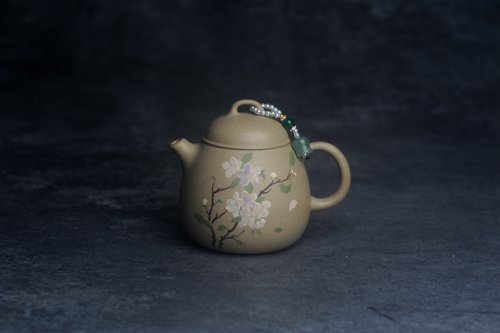 美壶定制老师紫砂壶 美壶特惠 优质本绿憨瓢 茶人醉爱 本山绿泥
