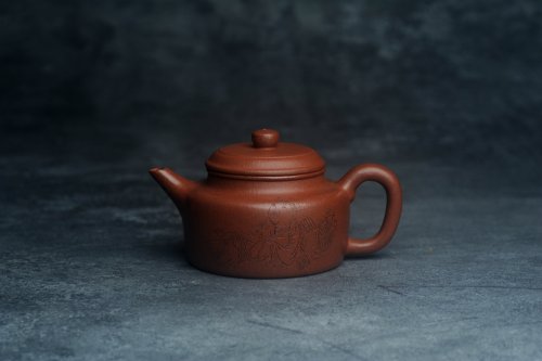 美壶定制紫砂壶 美壶特惠 精致特好降坡泥德中壶 装饰人物特文气 原矿降坡泥