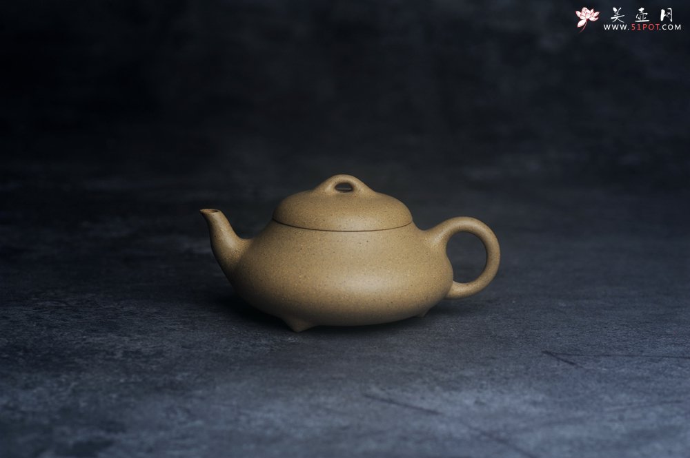 紫砂壶图片：美壶特惠 精致特好高温本山段泥小汉棠石瓢 - 美壶网