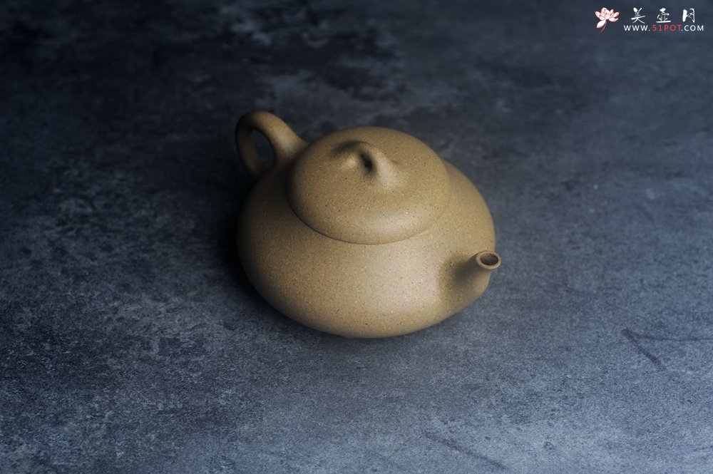 紫砂壶图片：美壶特惠 精致特好高温本山段泥小汉棠石瓢 - 美壶网
