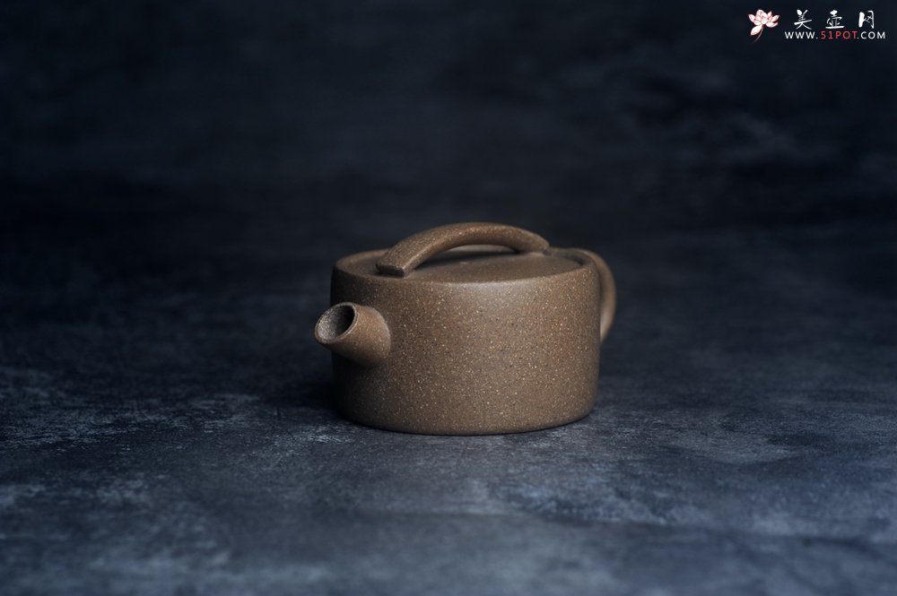 紫砂壶图片：美壶特惠 特好青段泥大炮汉瓦紫砂壶 出水爽利 - 美壶网