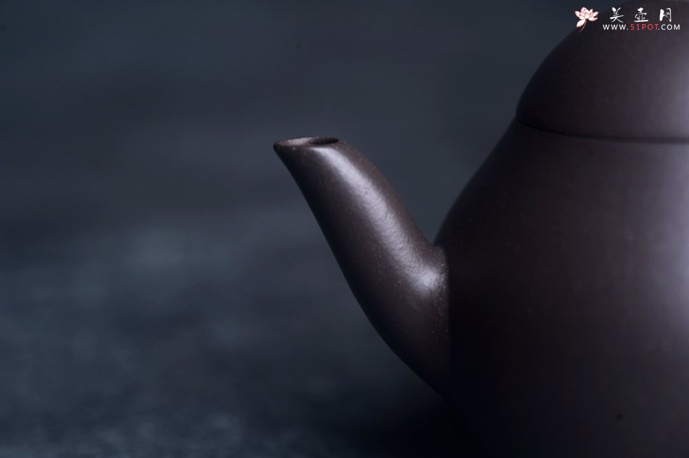 紫砂壶图片：美壶特惠 特好青灰泥明式梨形壶 - 美壶网