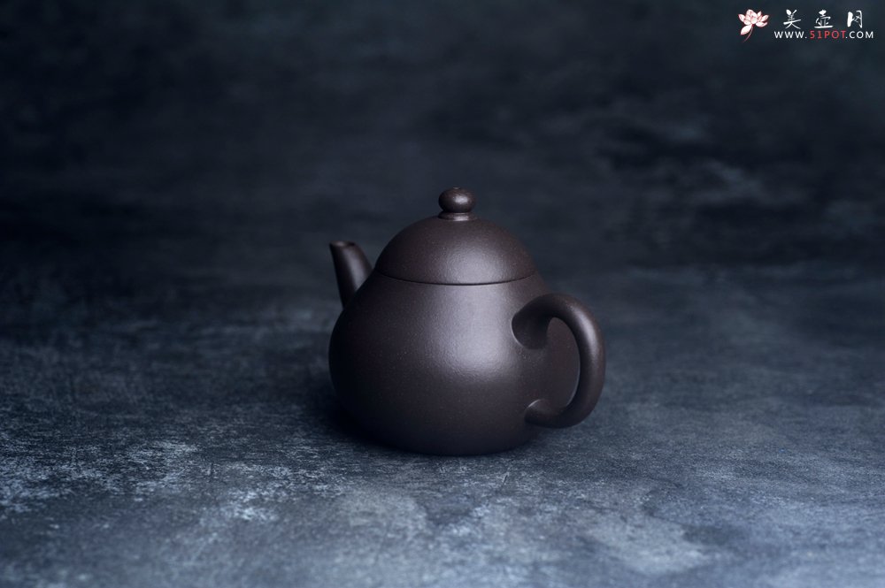 紫砂壶图片：美壶特惠 特好青灰泥明式梨形壶 - 美壶网