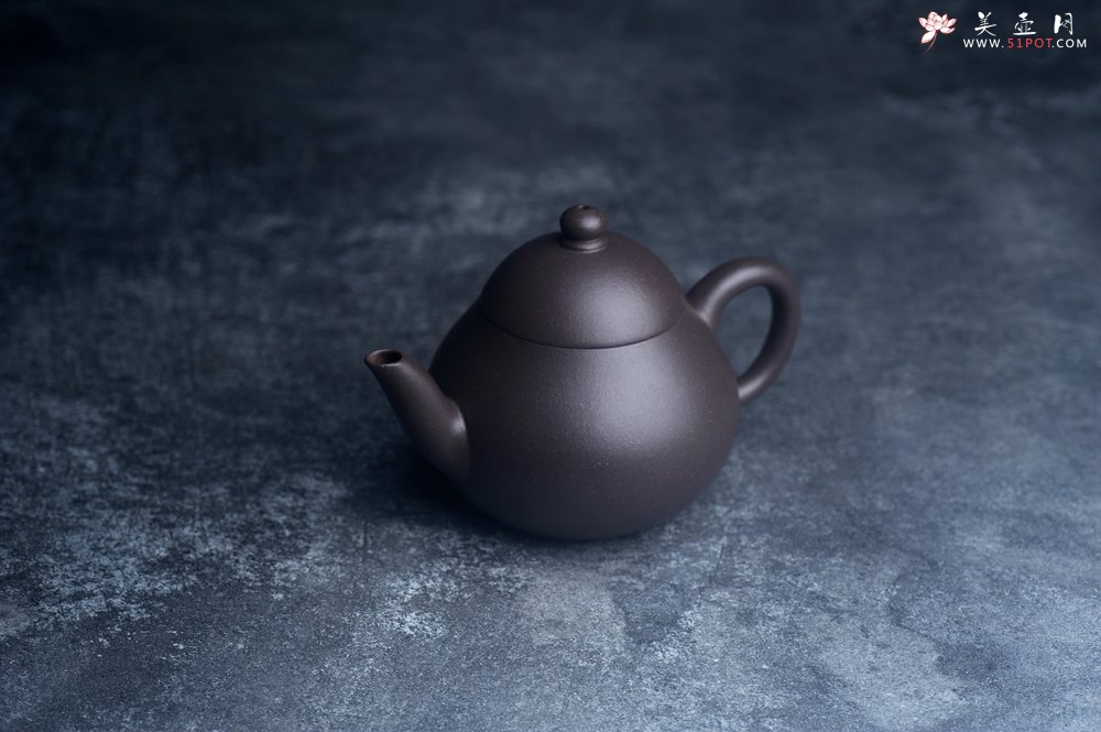 紫砂壶图片：美壶特惠 特好青灰泥明式梨形壶 - 美壶网