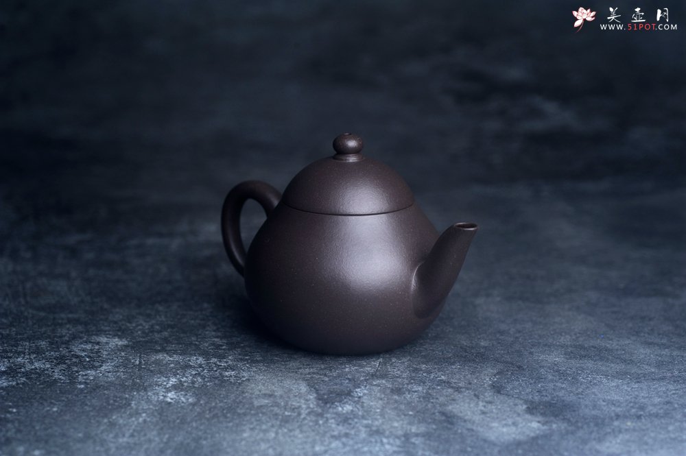 紫砂壶图片：美壶特惠 特好青灰泥明式梨形壶 - 美壶网