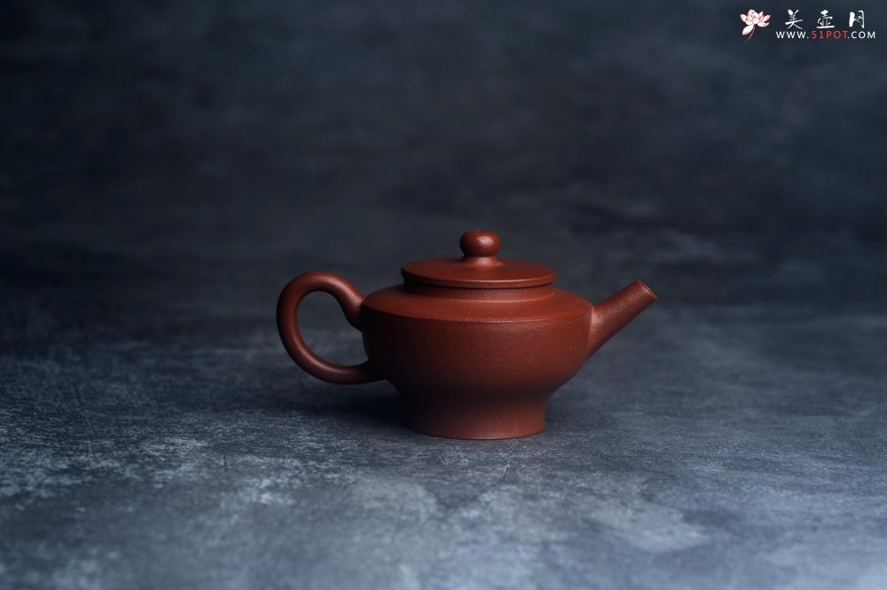 紫砂壶图片：美壶特惠 优质降坡泥碗灯紫砂壶 茶人醉爱 - 美壶网