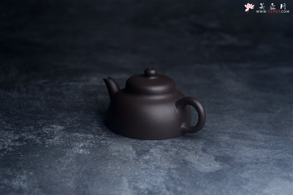 紫砂壶图片：美壶特惠 大水潭天青泥小美壶 工夫茶具 茶人醉爱 - 美壶网