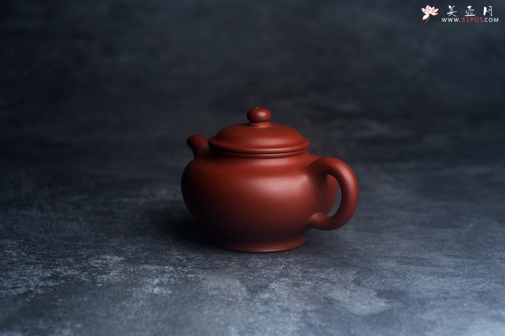 紫砂壶图片：美壶特惠 精品红泥大亨掇只 茶人醉爱 - 美壶网