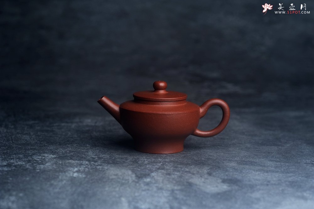 紫砂壶图片：美壶特惠 优质降坡泥碗灯紫砂壶 茶人醉爱 - 美壶网