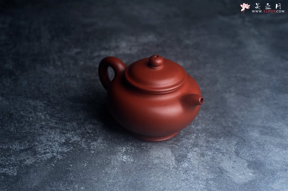 紫砂壶图片：美壶特惠 精品红泥大亨掇只 茶人醉爱 - 美壶网