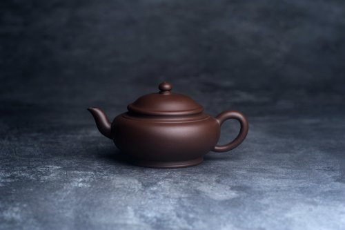 美壶定制紫砂壶 美壶特惠 特好老紫泥玉扁紫砂壶 茶人醉爱 原矿紫泥