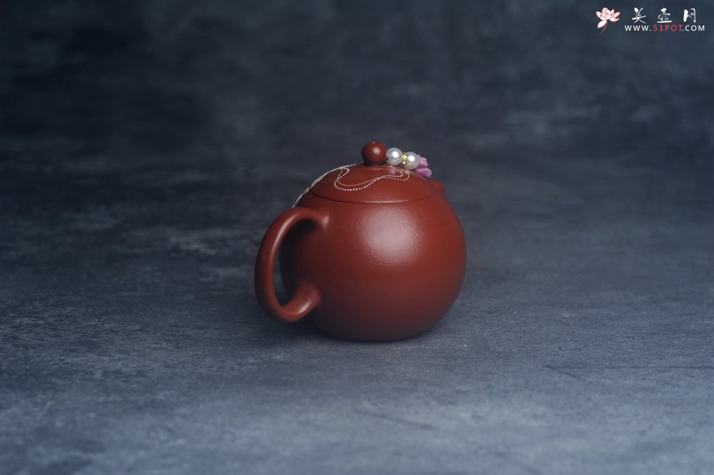 紫砂壶图片：美壶特惠 优质朱泥牡丹西施 茶人醉爱 - 美壶网