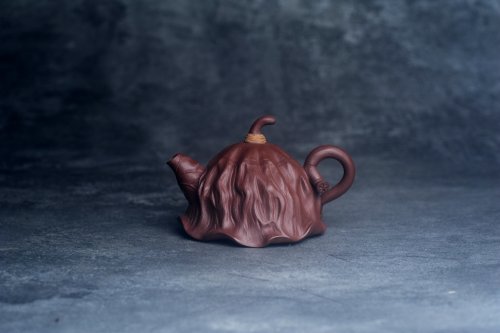 美壶定制老师紫砂壶 美壶特惠 优质紫泥莲蓬壶 肌理丰富生动 茶人醉爱 原矿紫泥