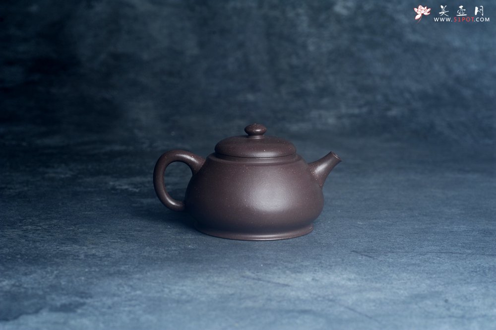 紫砂壶图片：美壶特惠 特好老紫泥潘壶 茶人醉爱 - 美壶网