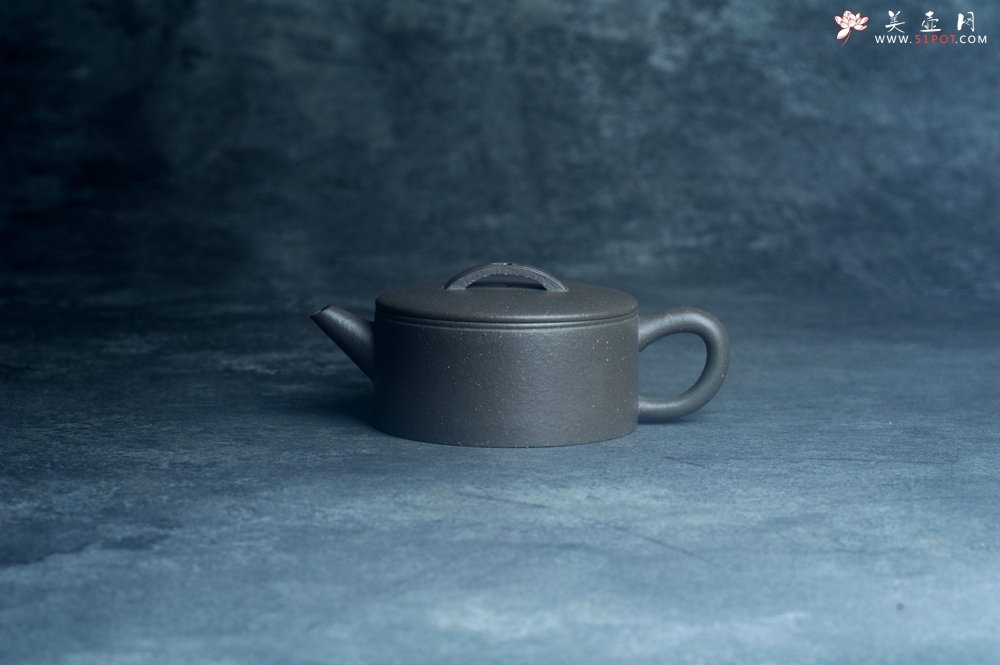 紫砂壶图片：美壶特惠 特好老青灰泥汉瓦 大口实用 茶人醉爱 - 美壶网
