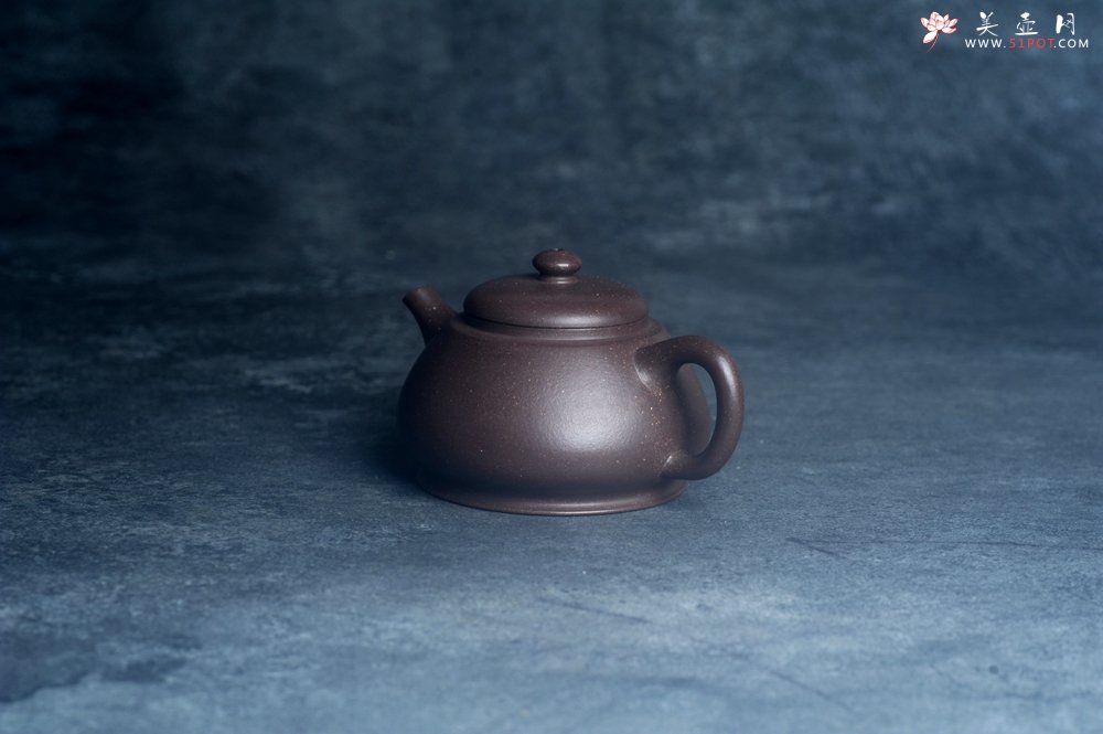 紫砂壶图片：美壶特惠 特好老紫泥潘壶 茶人醉爱 - 美壶网