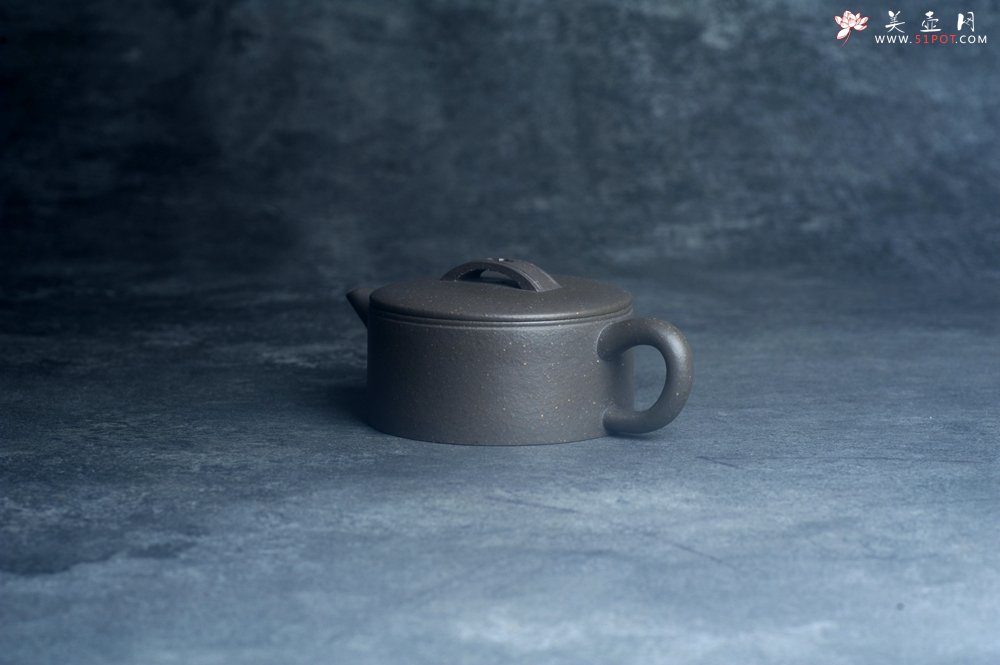 紫砂壶图片：美壶特惠 特好老青灰泥汉瓦 大口实用 茶人醉爱 - 美壶网