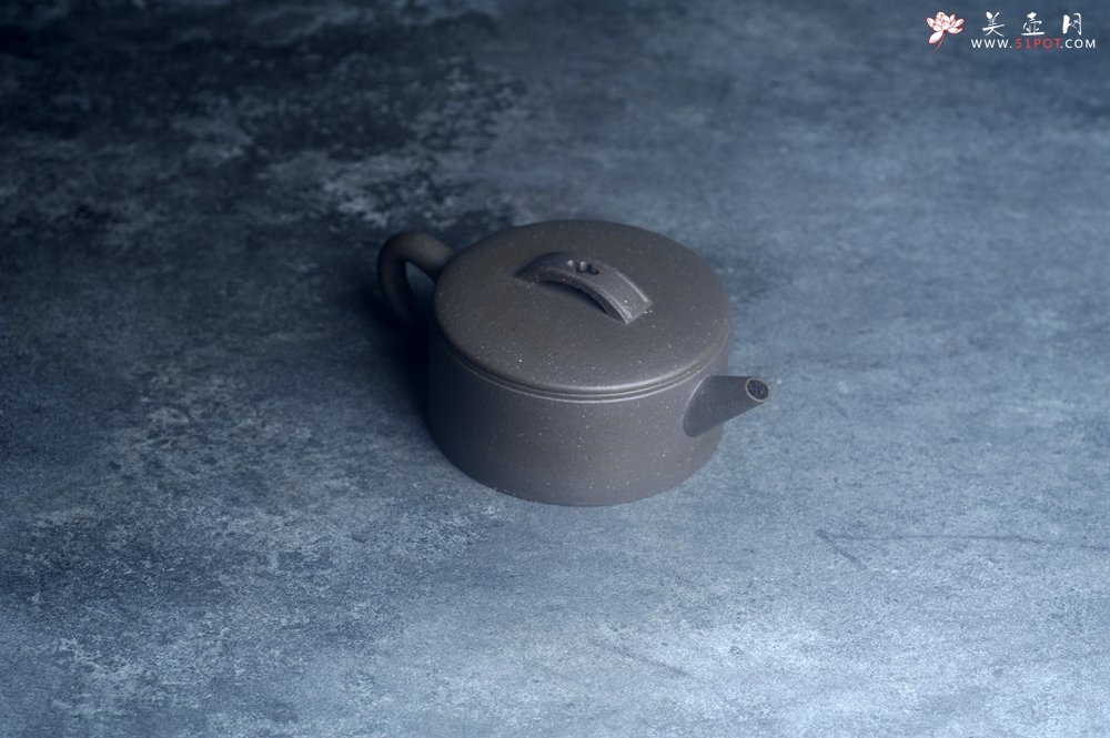 紫砂壶图片：美壶特惠 特好老青灰泥汉瓦 大口实用 茶人醉爱 - 美壶网