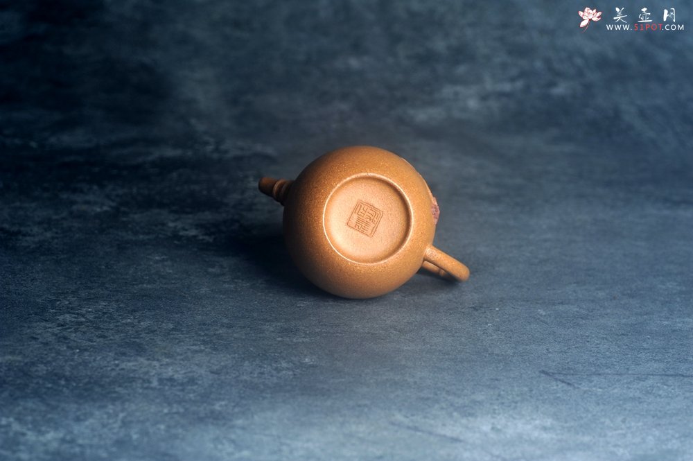 紫砂壶图片：美壶特惠 特好老段泥蜗牛居竹壶 茶人醉爱 - 美壶网