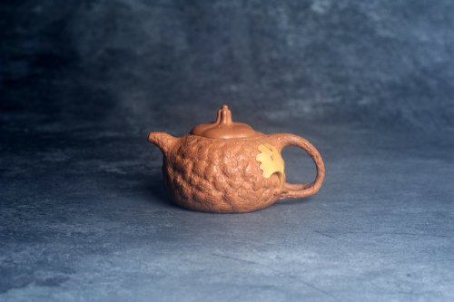 美壶定制老师紫砂壶 美壶特惠 特好老段泥全手工银杏供春壶 茶人醉爱 老段泥