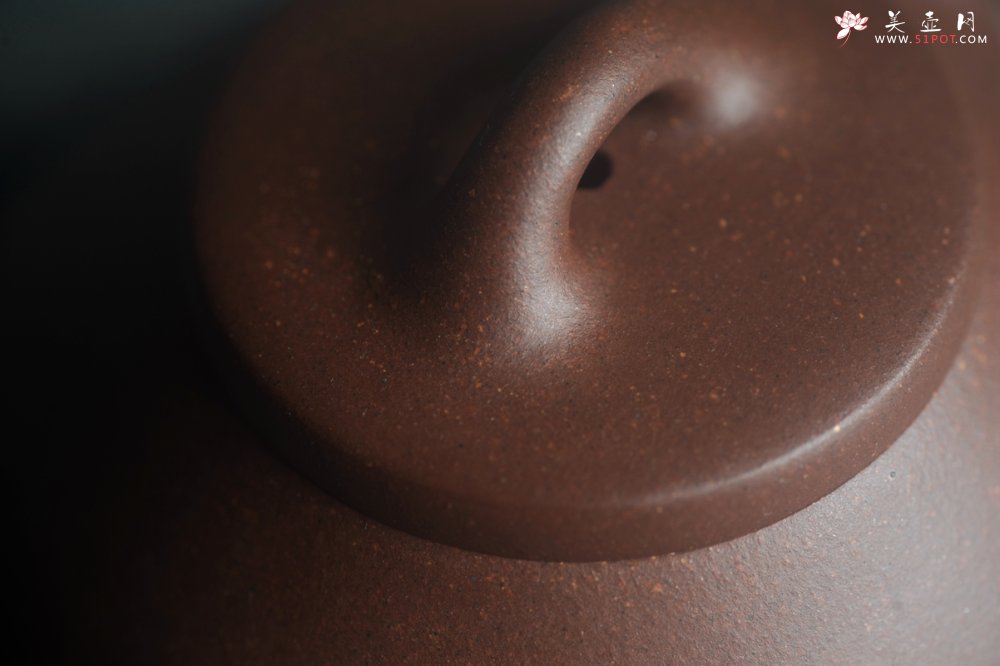 紫砂壶图片：美壶特惠 特好老紫泥紫玉金砂子冶石瓢 - 美壶网