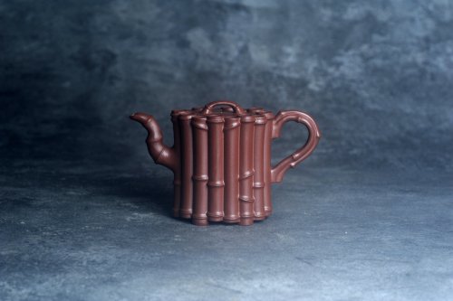 周斌紫砂壶 实力派工艺师周斌精工底槽清十六竹壶 原矿底槽清