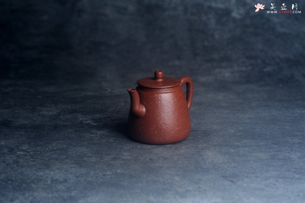 紫砂壶图片：美壶特惠 优质红降坡泥高灯壶 - 美壶网