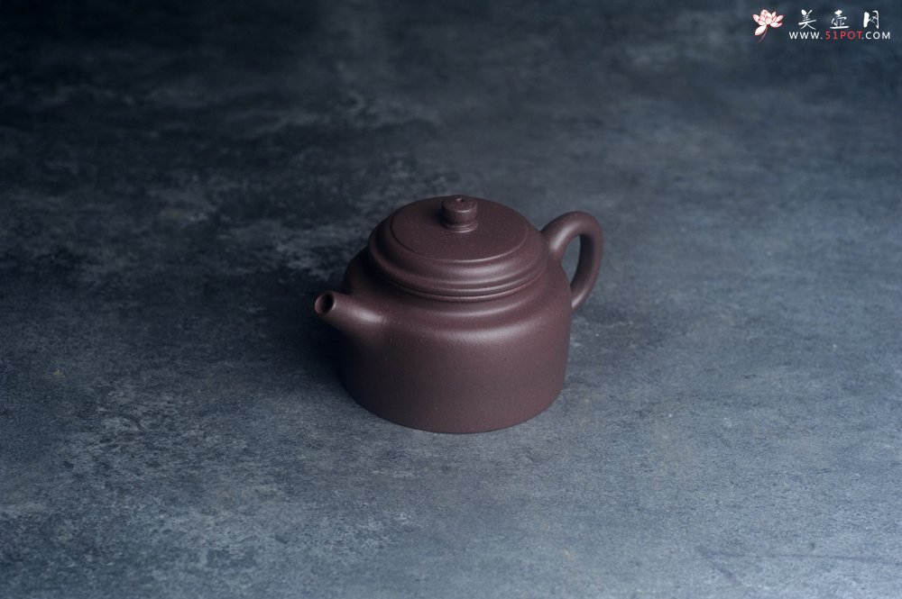 紫砂壶图片：美壶特惠 特好老紫泥德中壶 茶人醉爱 - 美壶网