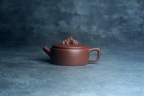 美壶定制老师紫砂壶 美壶特惠 手工手制紫砂壶特好底槽青假山汉瓦壶 底部刻老虎 栩栩如生 茶壶 茶具 单壶 原矿底槽清