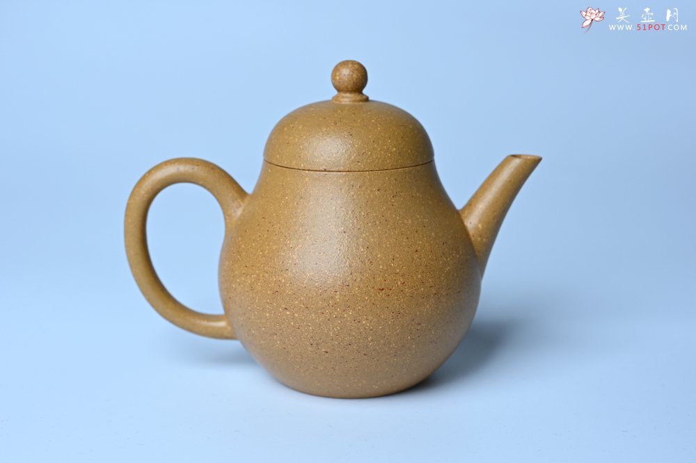 紫砂壶图片：美壶特惠 特好黄金段泥梨形壶 - 美壶网