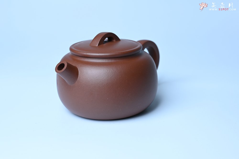 紫砂壶图片：毛国强入室弟子黄云初 特好老紫泥汉瓦壶 名家何水法书法“大彻大悟” 刘世涛伯陶刻 - 美壶网