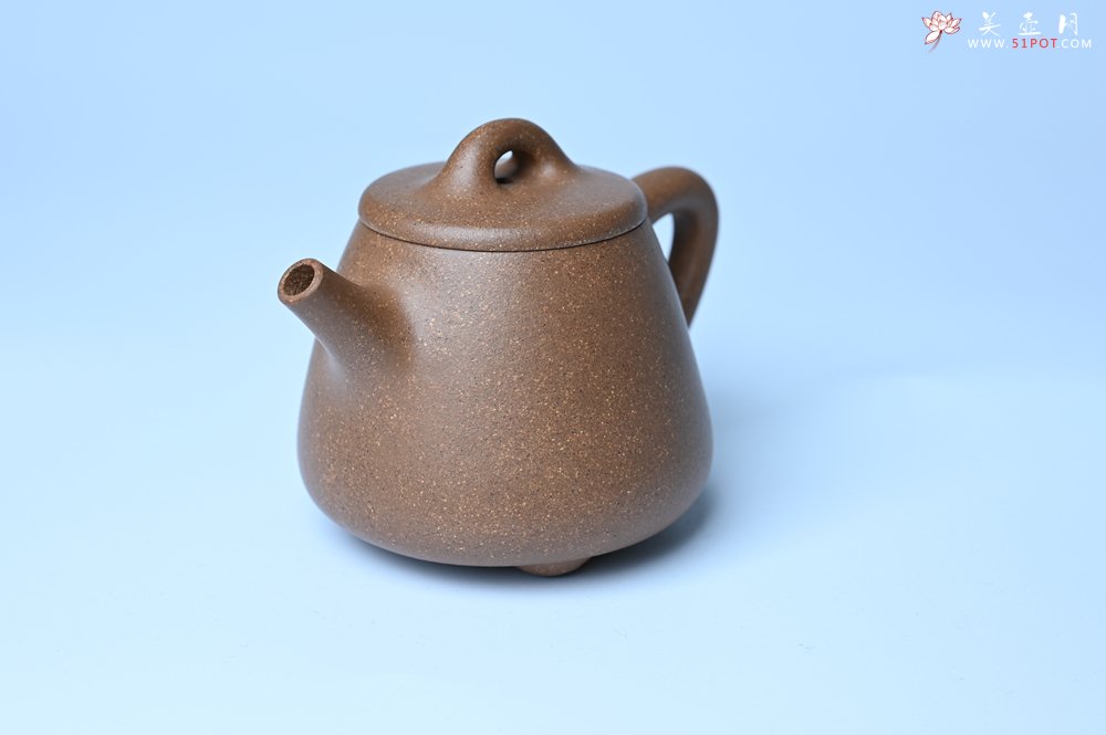 紫砂壶图片：美壶特惠 油润老段泥精致高石瓢紫砂茶壶 茶人醉爱 - 美壶网