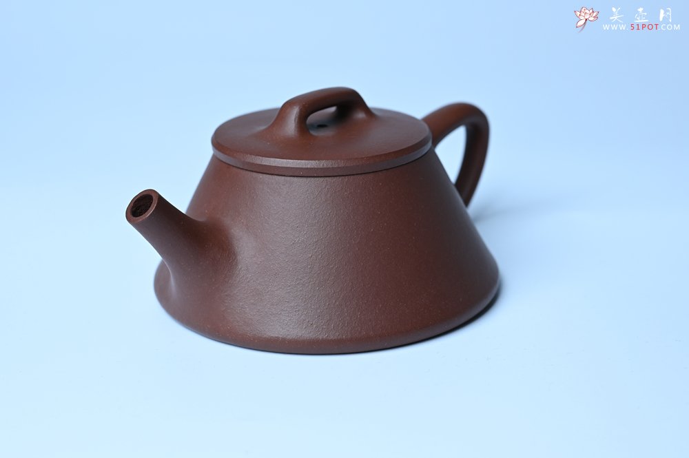 紫砂壶图片：口盖略宽 美壶特惠 好紫泥曲石瓢 喜欢小品的来 性价比高 - 美壶网