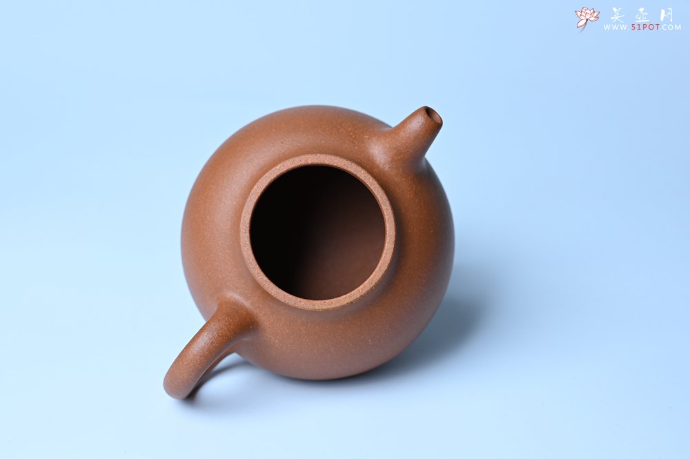 紫砂壶图片：美壶特惠 优质红降坡泥乳鼎壶 茶人醉爱 - 美壶网