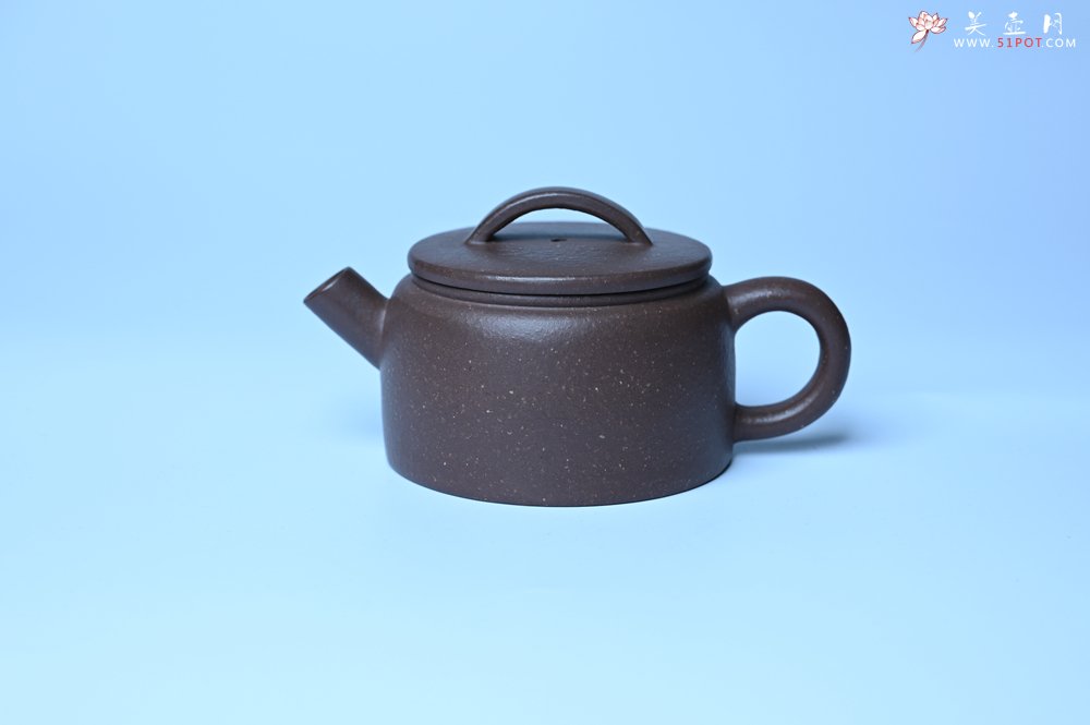 紫砂壶图片：美壶特惠 特好粗砂紫泥大炮汉瓦 出水爽利 - 美壶网