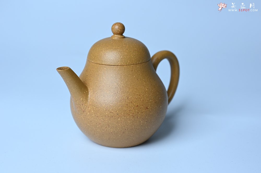 紫砂壶图片：美壶特惠 特好黄金段泥梨形壶 - 美壶网