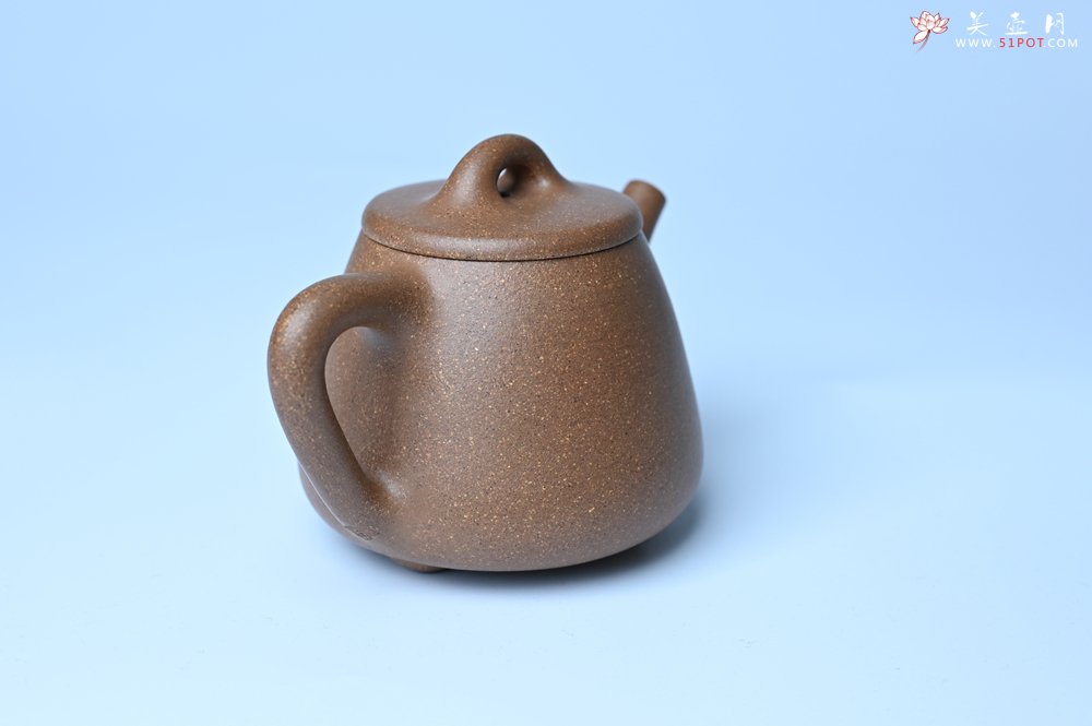 紫砂壶图片：美壶特惠 油润老段泥精致高石瓢紫砂茶壶 茶人醉爱 - 美壶网