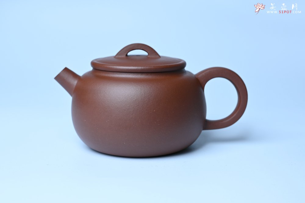 紫砂壶图片：毛国强入室弟子黄云初 特好老紫泥汉瓦壶 名家何水法书法“大彻大悟” 刘世涛伯陶刻 - 美壶网