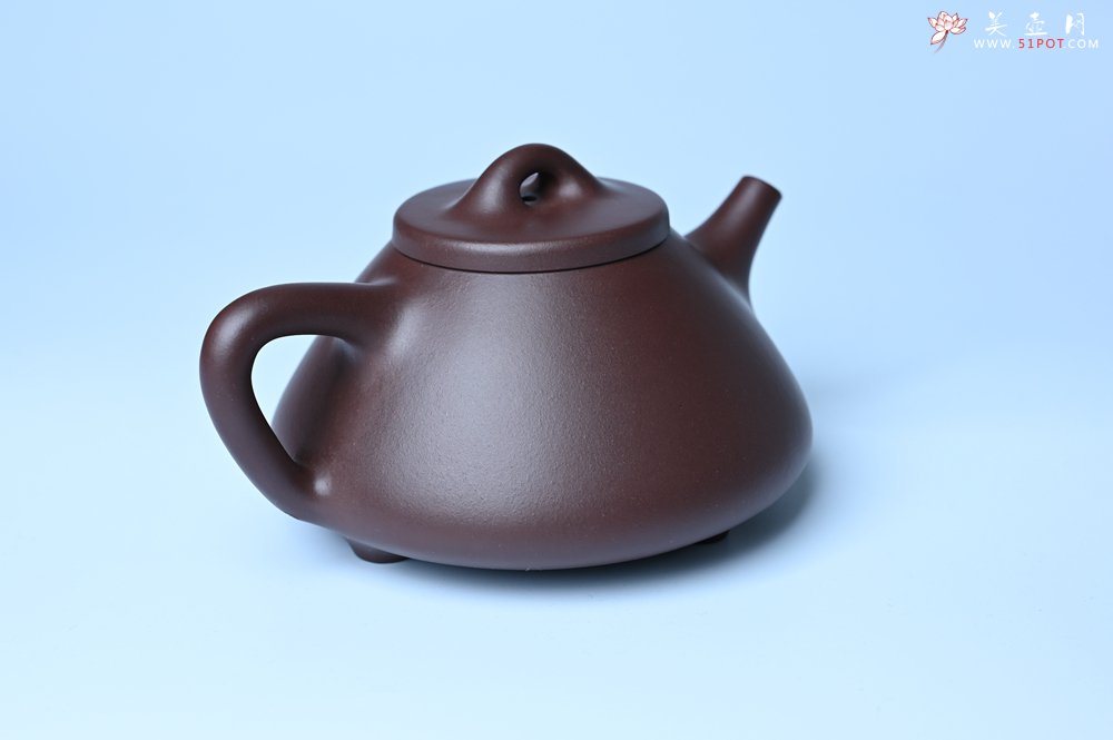 紫砂壶图片：美壶特惠 特好老紫泥子冶石瓢 - 美壶网