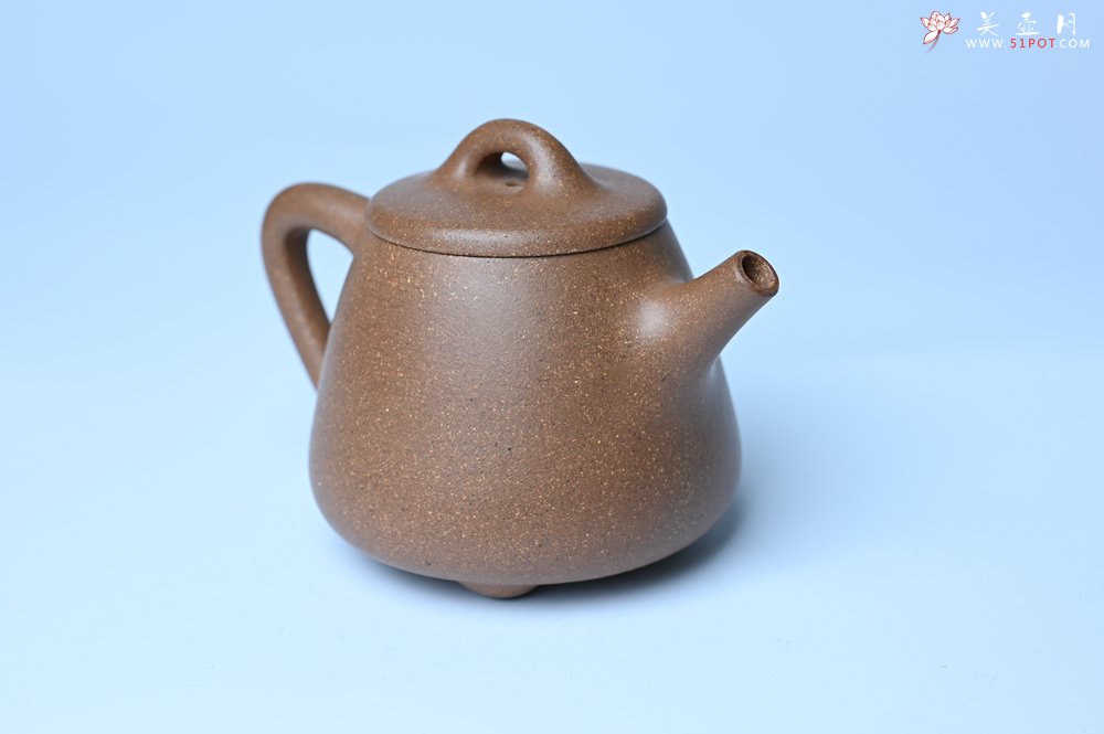 紫砂壶图片：美壶特惠 油润老段泥精致高石瓢紫砂茶壶 茶人醉爱 - 美壶网