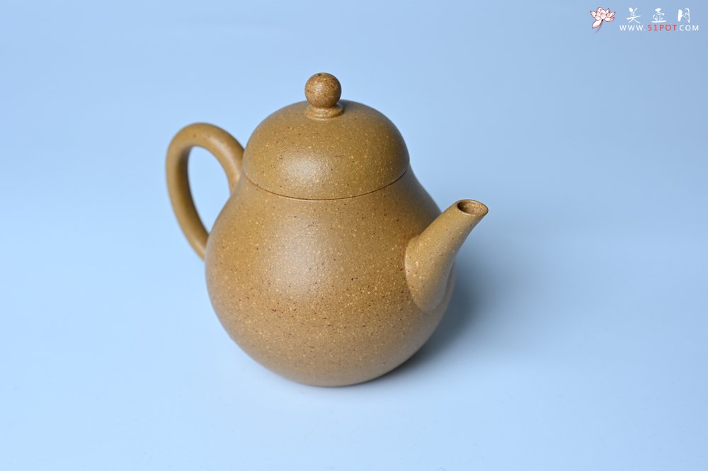 紫砂壶图片：美壶特惠 特好黄金段泥梨形壶 - 美壶网